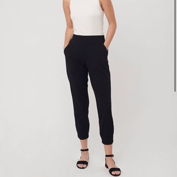 LOFT | Pants u0026 Jumpsuits | Loft Pull On Slim Ankle Pants Black Mp Dress  Pants | Poshmark